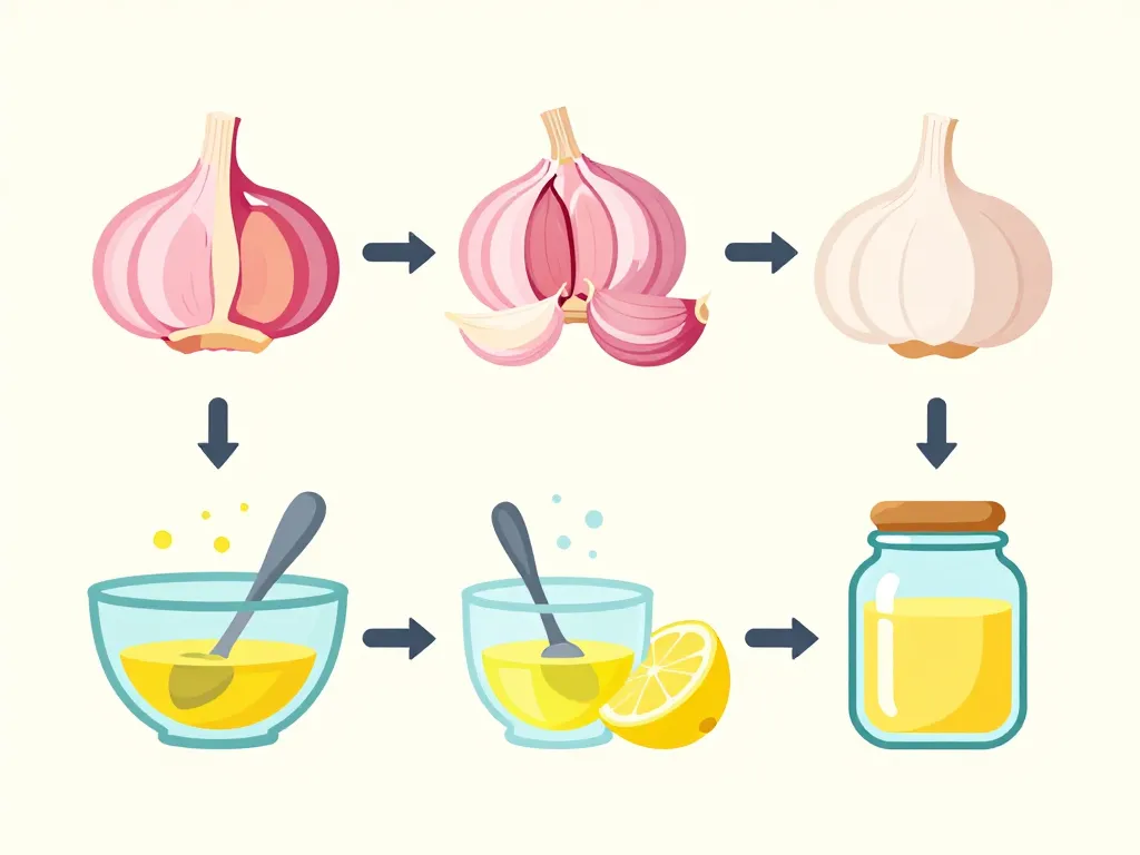 bombe à l'ail tarn recette schéma étapes préparation