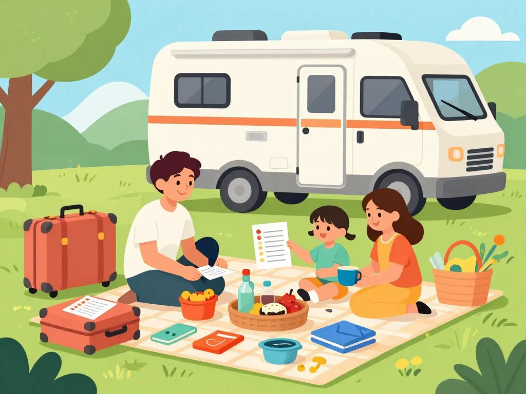 check liste vacances mobil-home pdf famille organise ses affaires