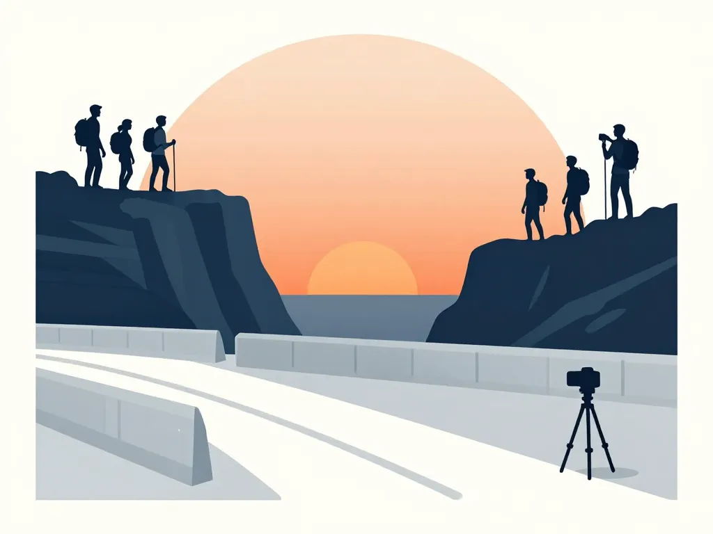 coucher de soleil bonifacio sécurité falaises photographie