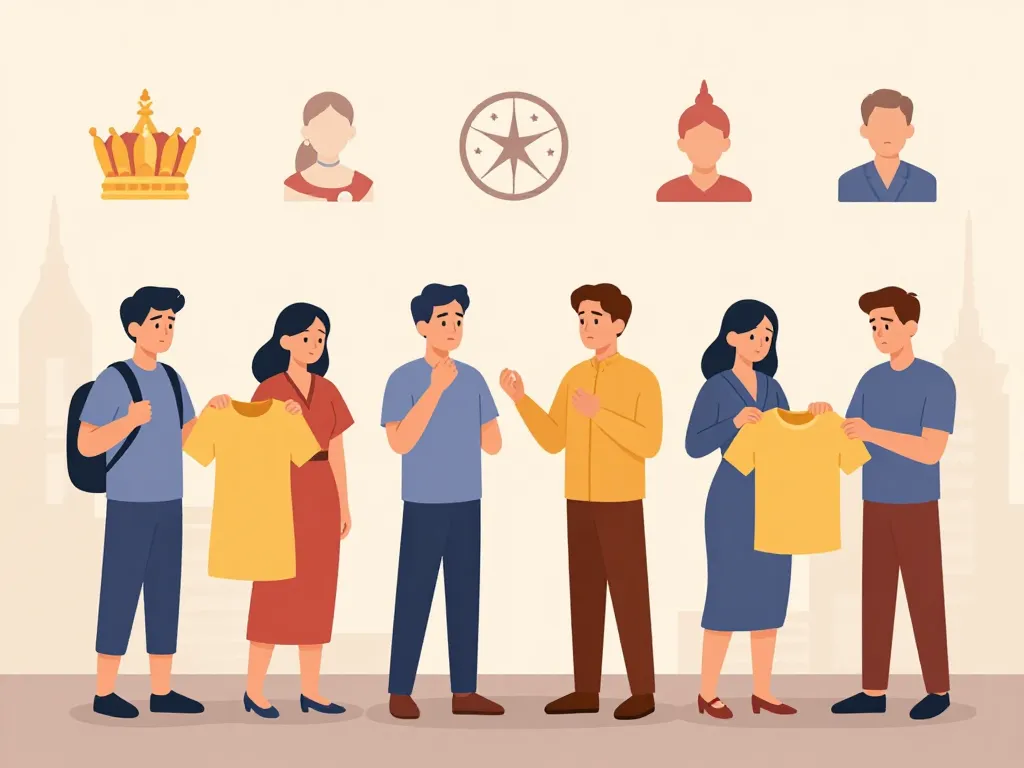 codes couleur à éviter en thaïlande habits