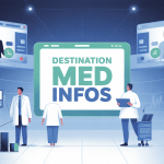 destination med infos illustration plateforme medicale