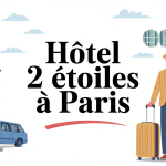 illustration urbaine hotel 2 etoiles paris