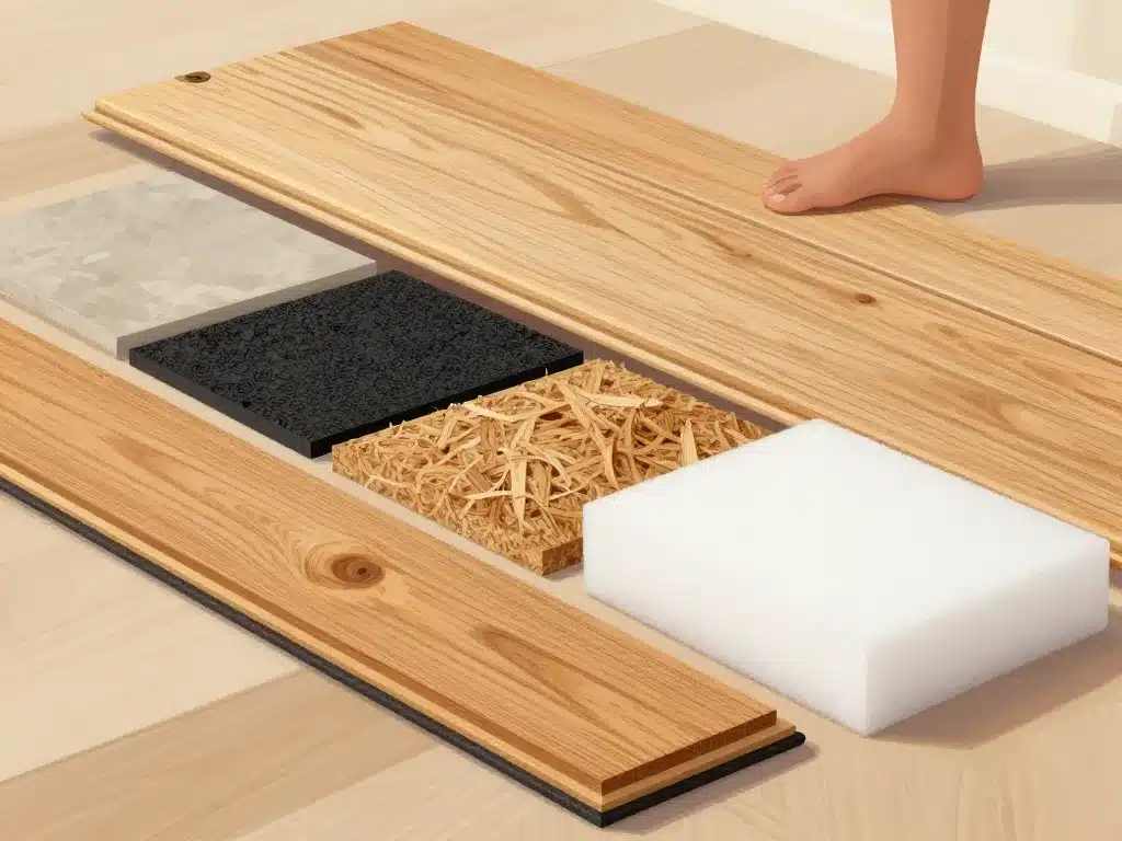 isolation phonique parquet matériaux acoustiques naturels et synthétiques