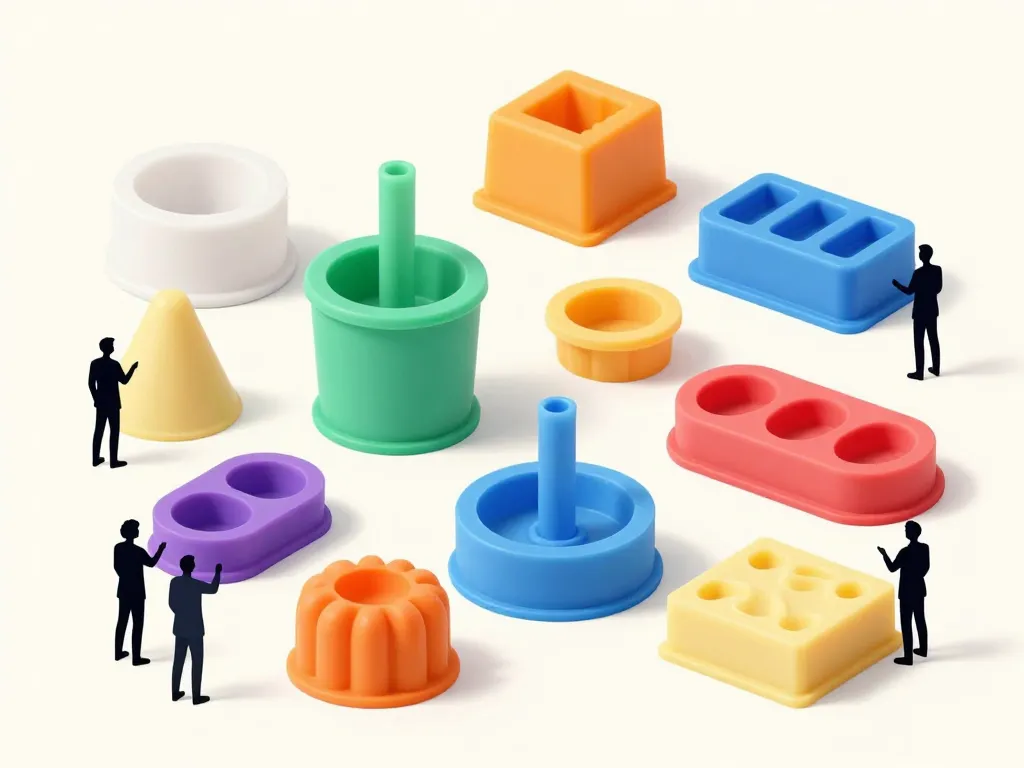 moule silicone sur mesure formes variées et applications