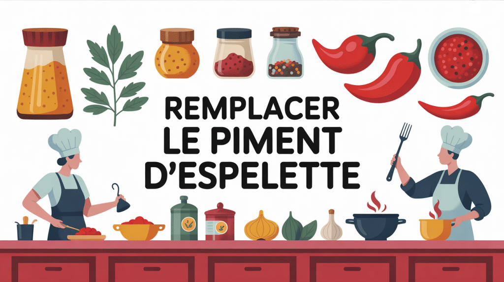 par quoi remplacer le piment d'espelette illustration cuisine