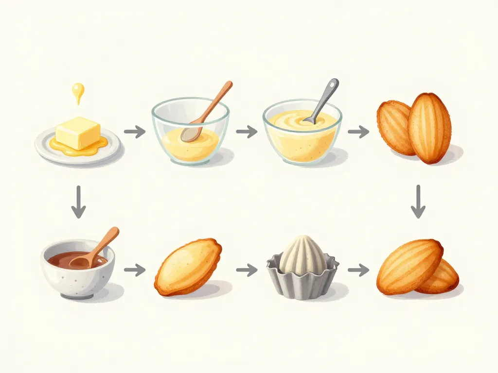 Recette biscuit madeleine Cyril Lignac étapes préparation