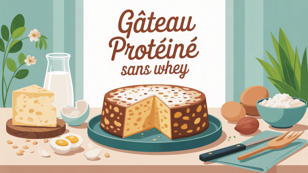 recette gâteau protéiné sans whey avec ingrédients naturels