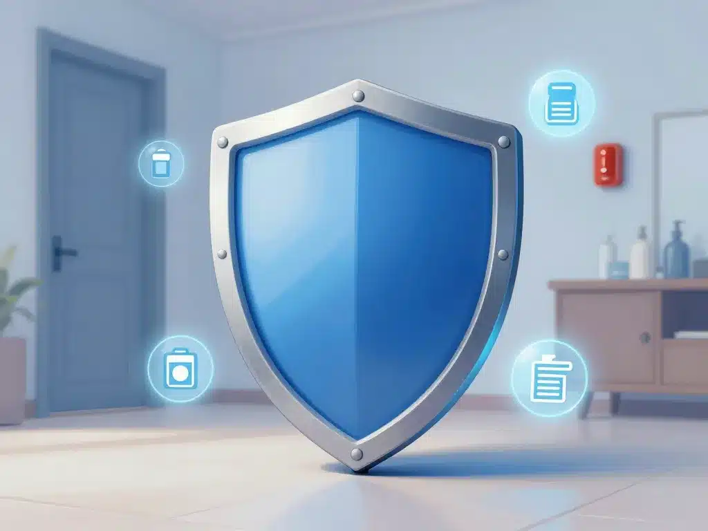 Image symbolique sécurité monte charge maison moderne