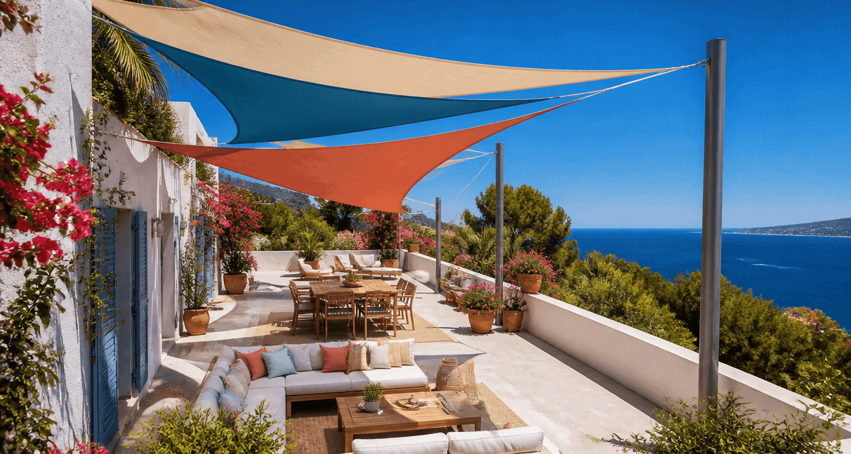 baches ombrage terrasse mediterraneenne