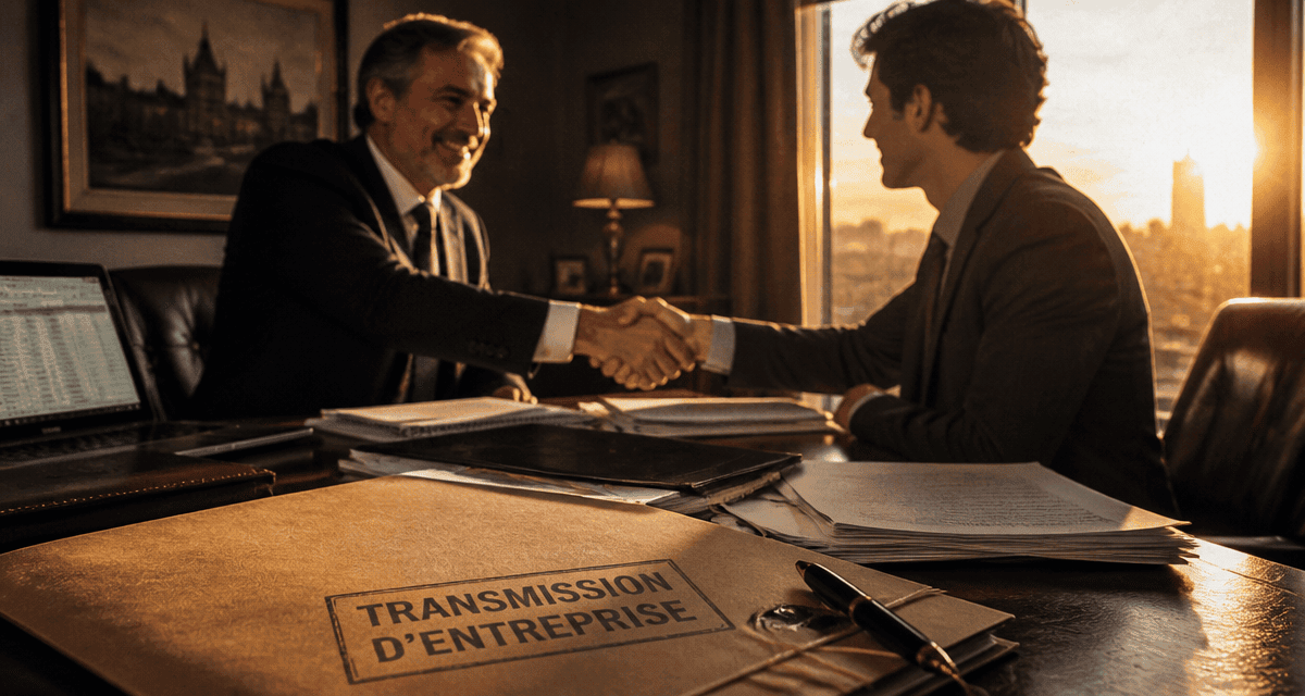 entreprise à céder cause retraite cra poignée de main
