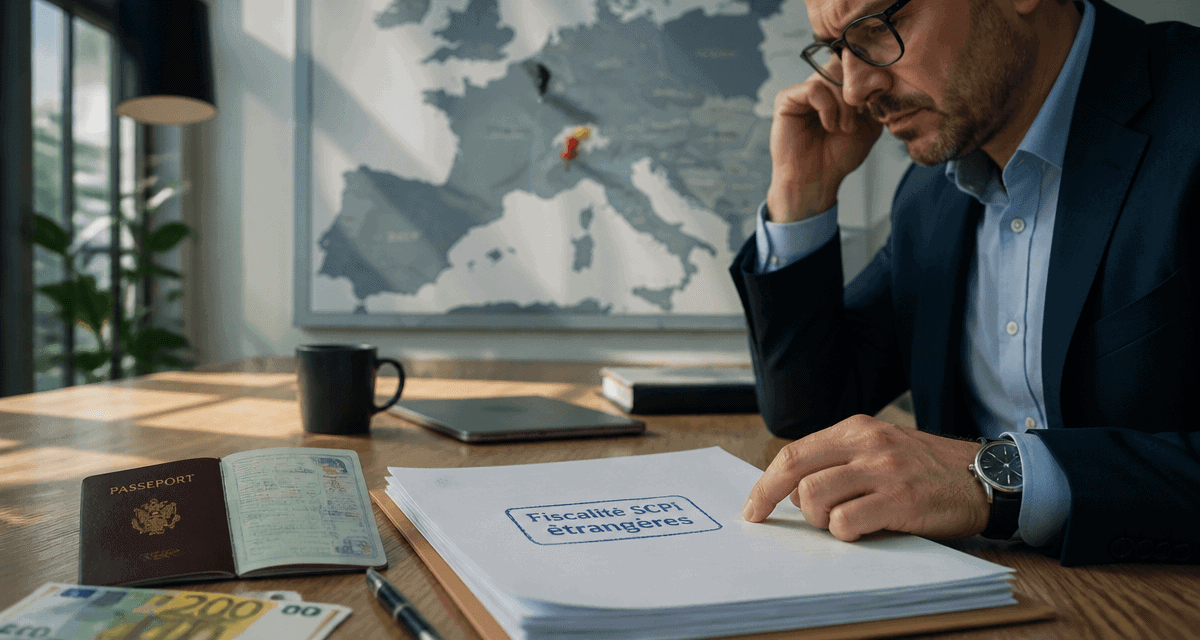 Fiscalité SCPI étrangère, dossier et carte Europe