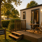 tarif location mobil home à lannée mobil-home moderne camping