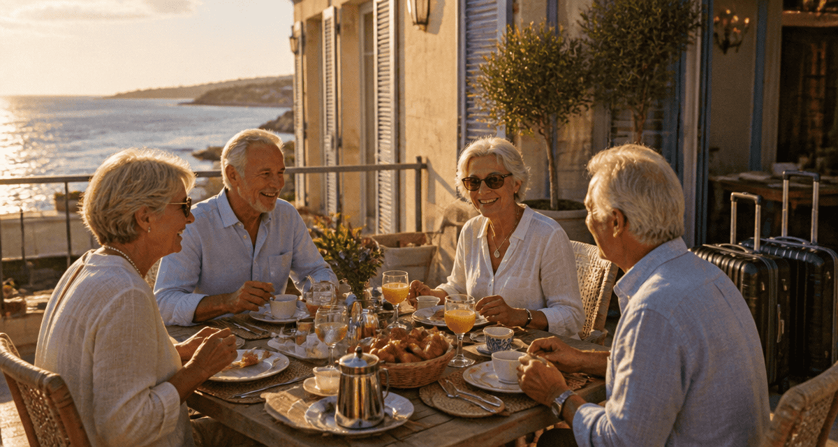 voyages organisés pour personnes seules 70 ans seniors groupe terrasse