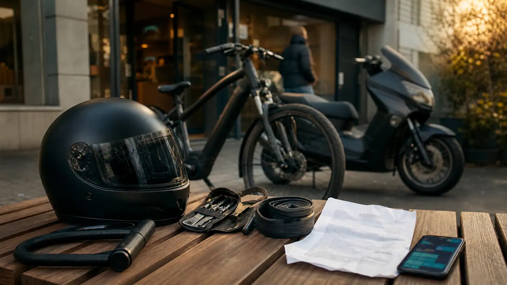 Bike loc : casque et antivol pour caution location deux-roues