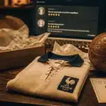 Les voyages en ballon avis : maillot rétro et ballon vintage sur table