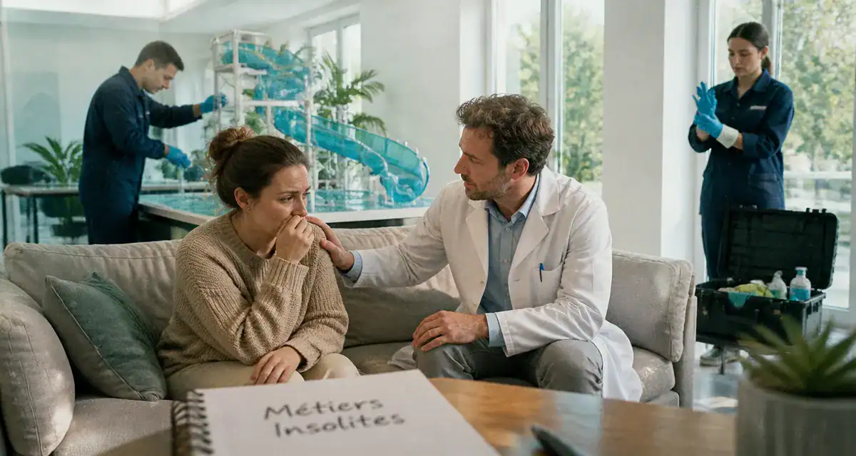 métier insolite scène de travail