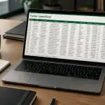 modèle fichier client excel gratuit sur ordinateur