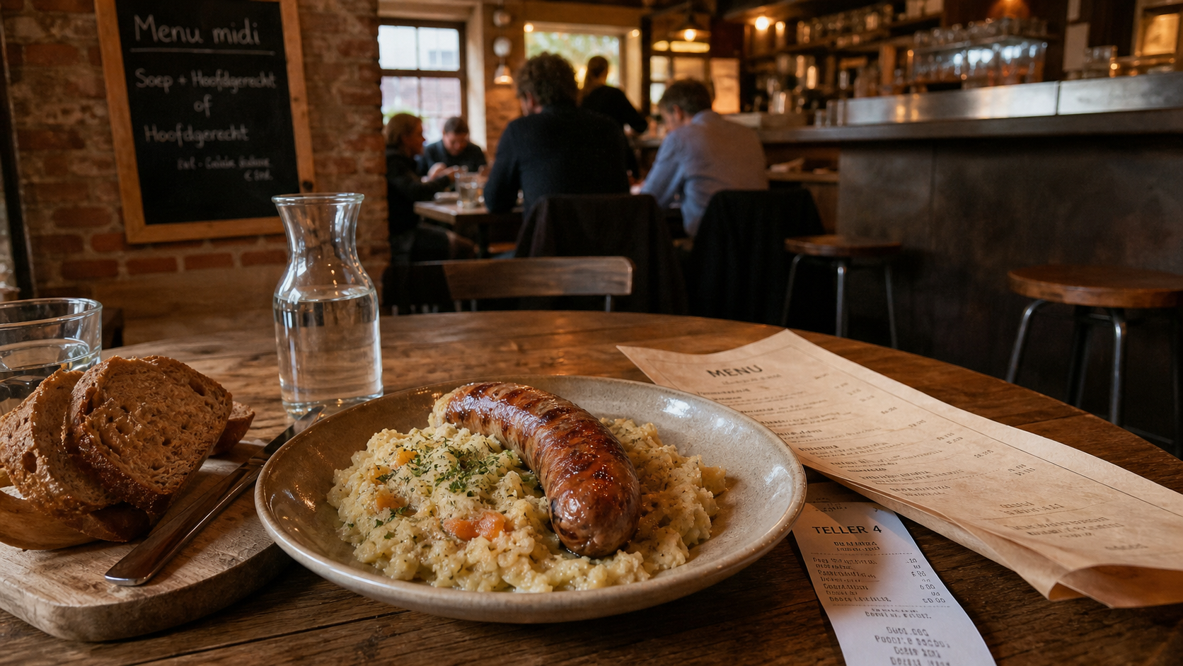 Où manger à Bruges pas cher : stoemp et menu midi en brasserie