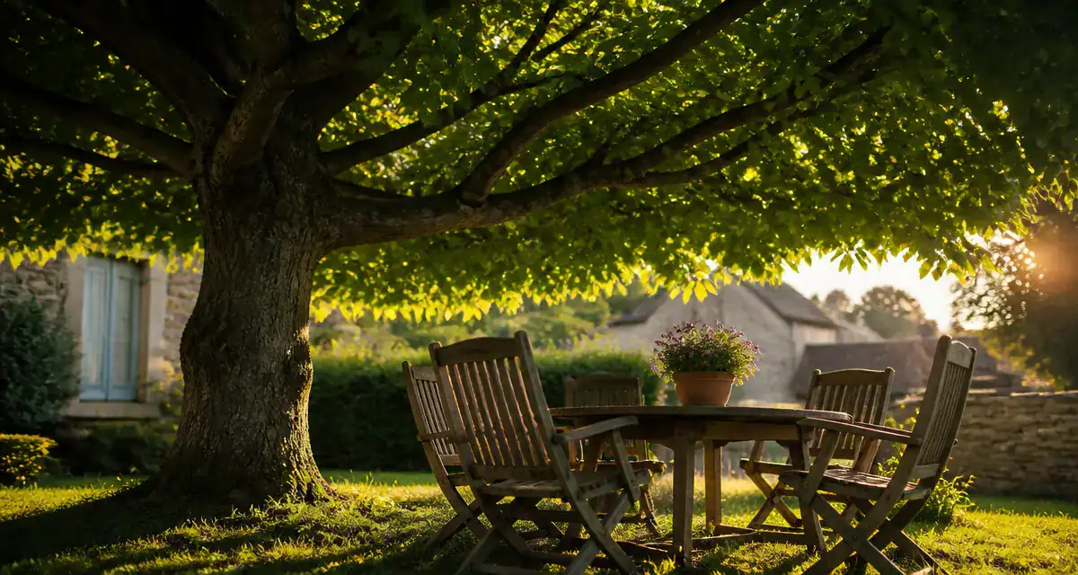 tailler un tilleul en parasol ombre jardin