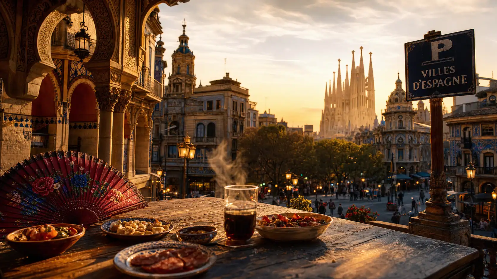 Villes connues en Espagne : 6 incontournables, tapas et architecture à l’heure dorée