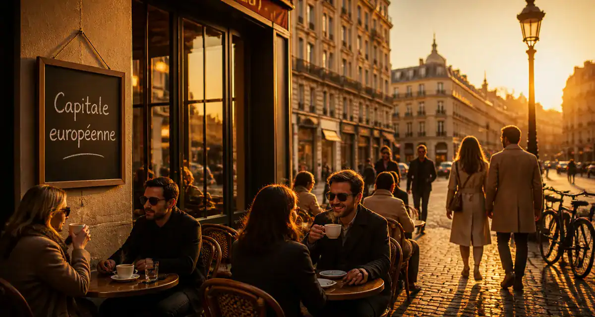 visiter une capitale européenne scène urbaine