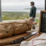 Colis d’agneau pré salé en vente directe à la ferme, demi-agneau emballé