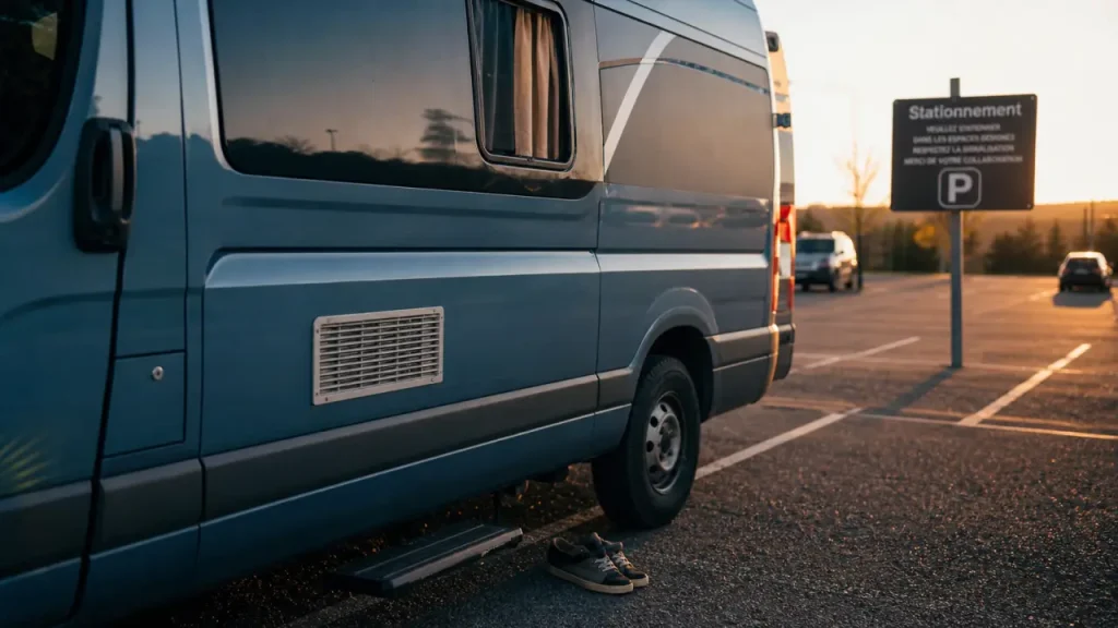 Stationner sans camper en van : où dormir légalement et quelles amendes éviter