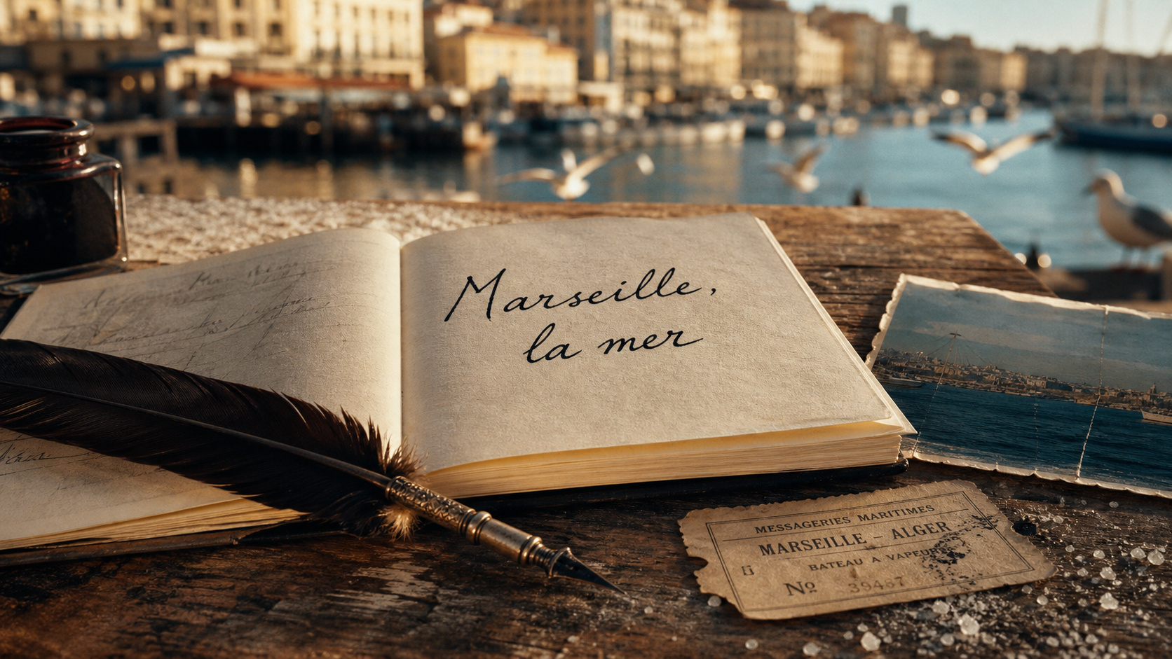 Citations sur Marseille : Vieux-Port, mer et mistral