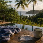 Hotel sainte marie martinique près de l’Anse Azérot : piscine et route