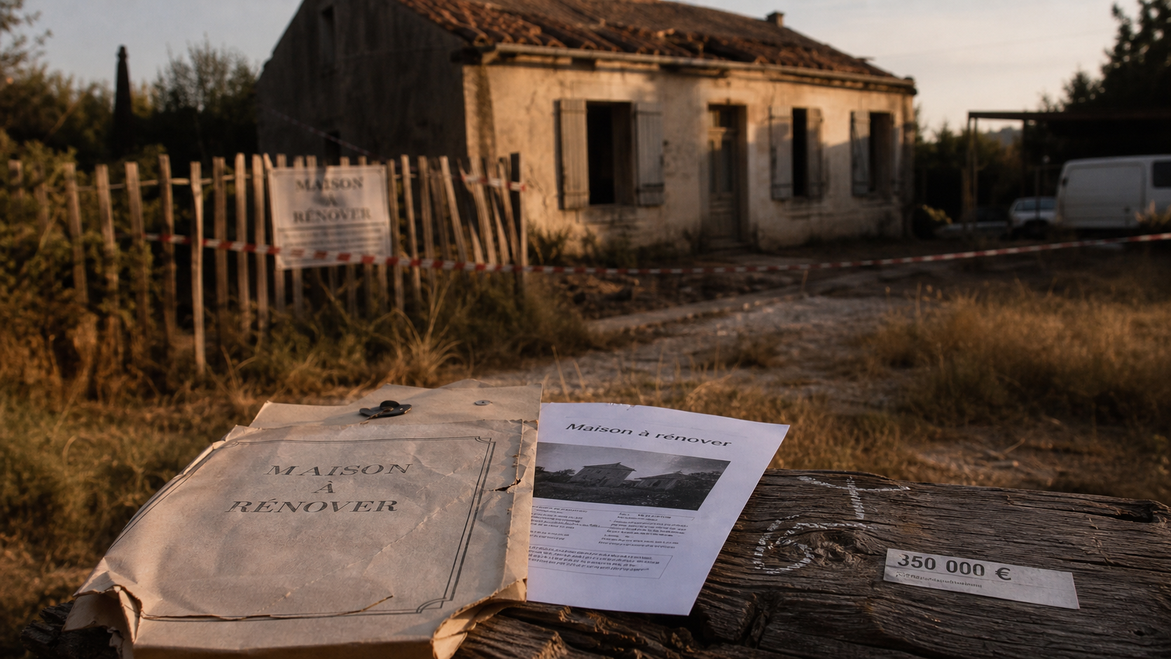 Maison abandonnée à vendre paca : fiche à rénover et état à contrôler