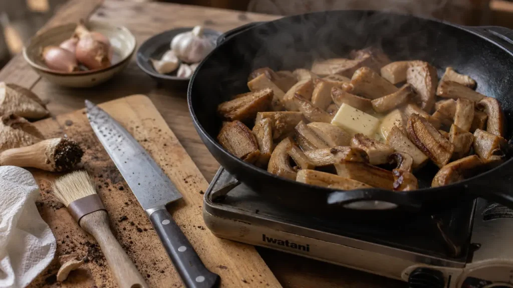 Pieds de moutons cuisson : poêle fumante, poêlée à sec, dorés