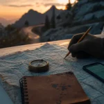 Préparer un road trip : carte papier, itinéraire et navigation sur van