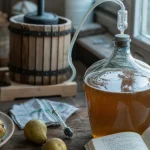 Recette du poiré maison : moût de poires et densimètre à 12-15 °C