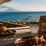 Restaurant sainte-marie martinique en terrasse près du Tombolo