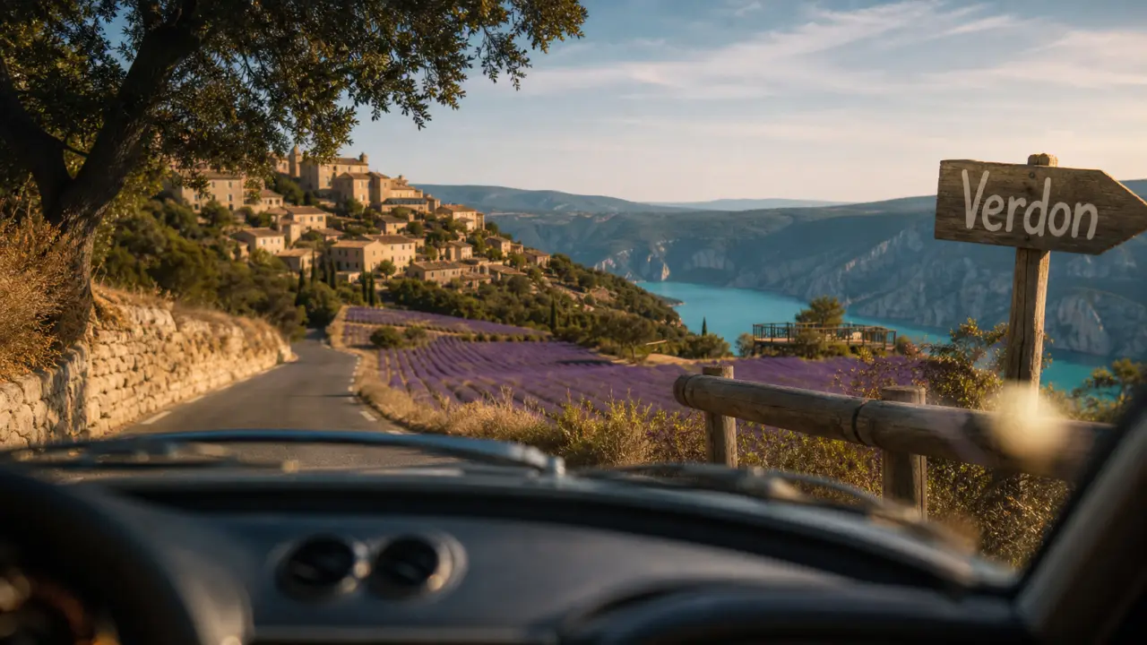 Road trip en France : itinéraires vers le Verdon, route et lac turquoise