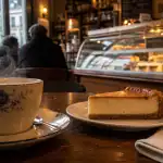 Salon de thé tarbes : tasse de thé et cheesecake maison