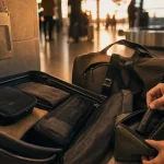 Voyager léger en bagage cabine : valise cabine ouverte et cubes de rangement