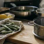 Asperges congelees a la vapeur, 10 minutes, vertes