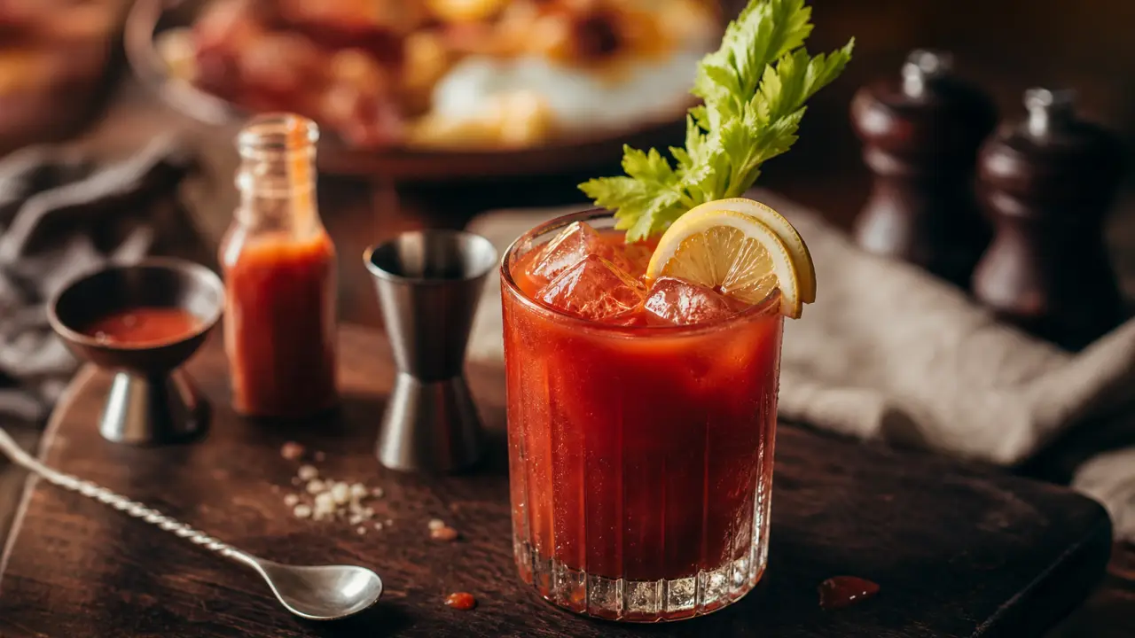 Bloody Mary recette : dosage et assaisonnement en tumbler