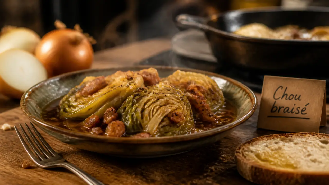 Comment cuire du choux vert : chou braisé aux lardons, texture parfaite