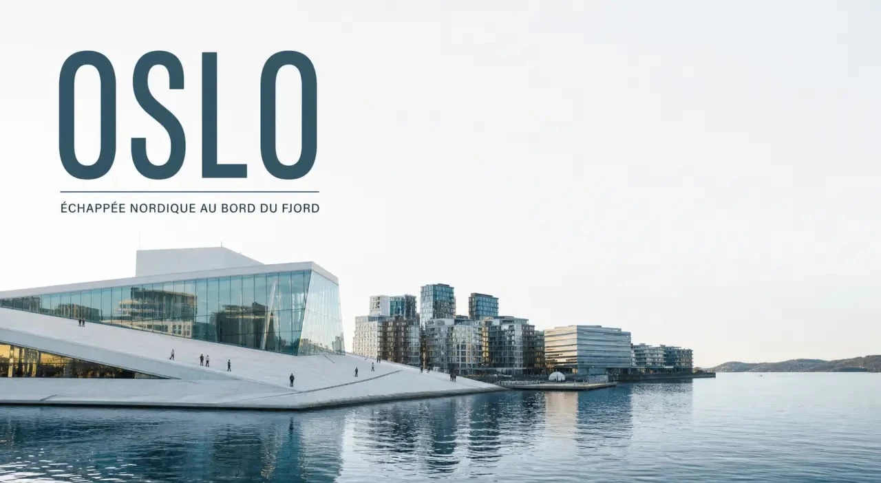 Oslo en 3 jours : vue panoramique de l’Opéra d’Oslo et du fjord