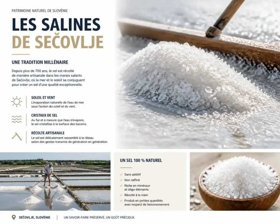 Salines de Sečovlje à Piran Slovénie