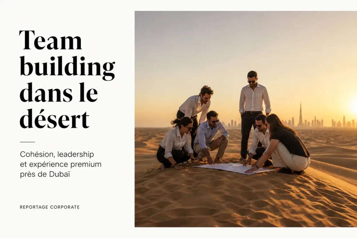 Organiser un séminaire d'entreprise inoubliable à Dubaï avec activité team building dans le désert