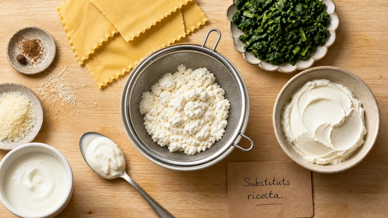 Remplacer la ricotta par quoi : fromage blanc, faisselle ou Philadelphia