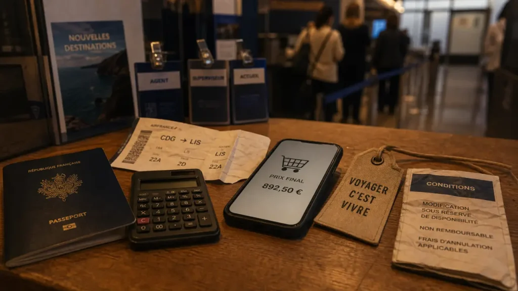 Voyage dernière minute départ Nantes : passeport, bagage, frais à vérifier avant réservation