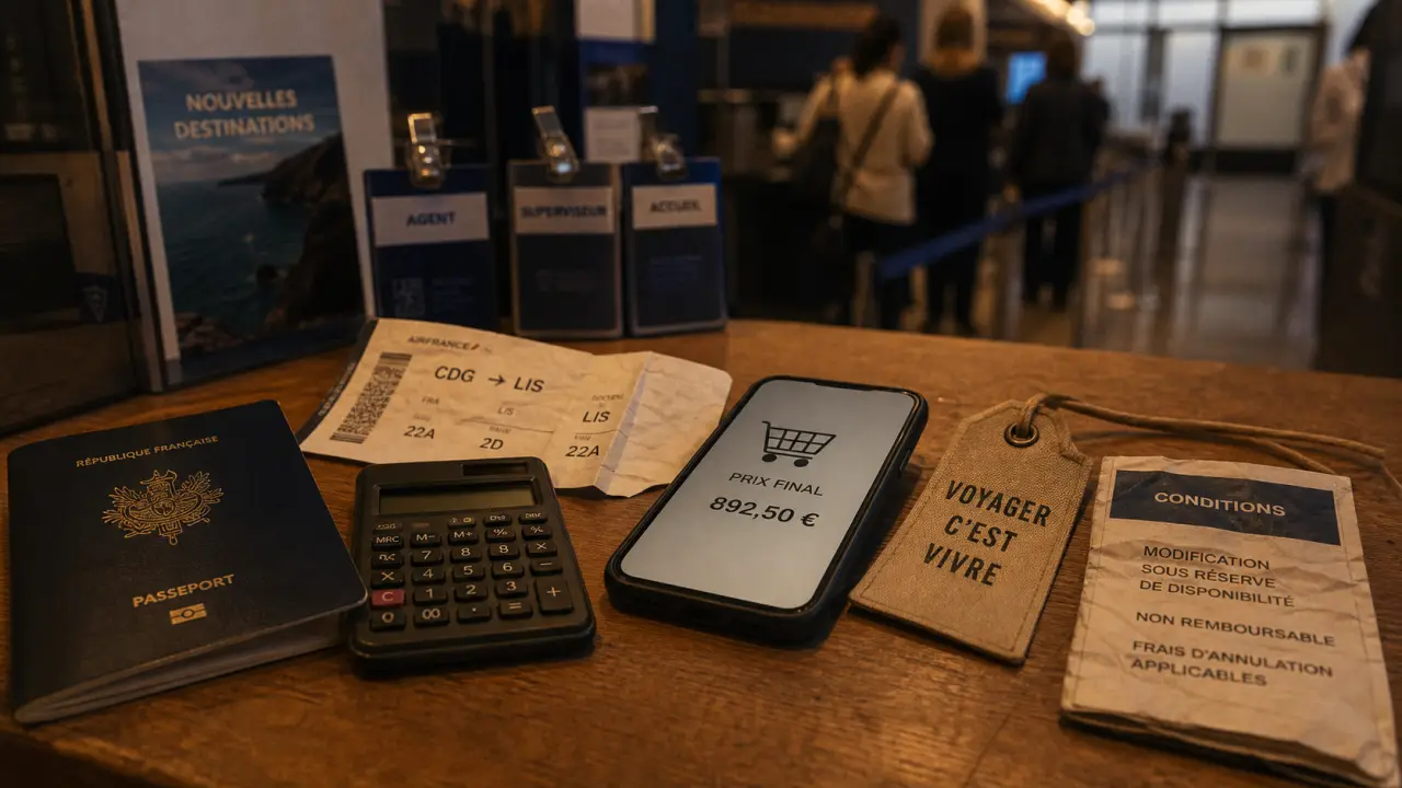 Voyage dernière minute départ Nantes : passeport, bagage, frais à vérifier avant réservation