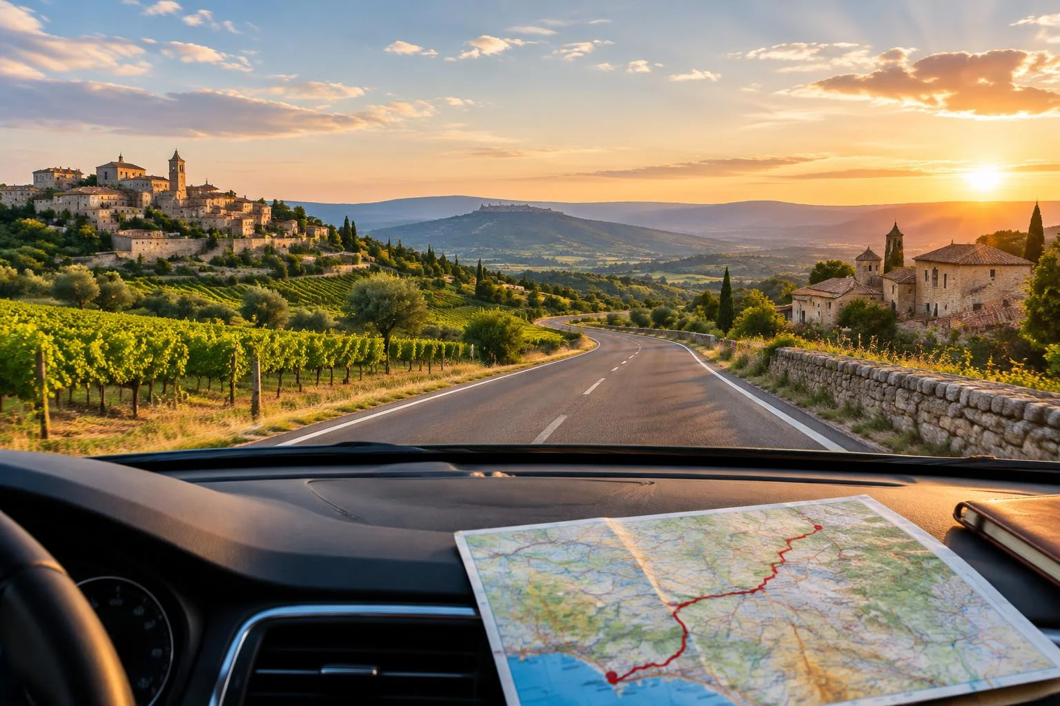 Road trip en France : itinéraire fluide, souvenirs