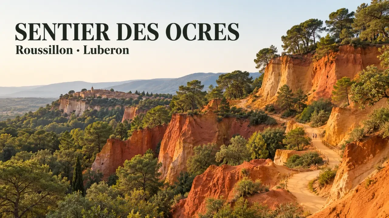Vacances insolites en France dans les paysages ocre du Luberon